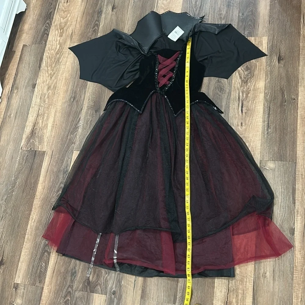 Way to Celebrate Dracula's Darling Halloween Costume Dress Girl's Size XL(14/16)